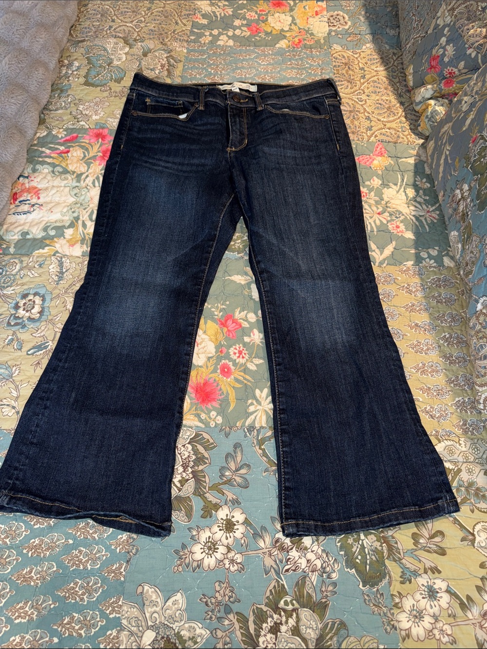 Banana Republic Dark Wash Women's Bootcut Cropped Jeans - Olivia Palermo Collab